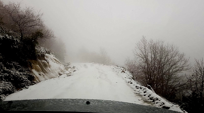 Kara Kış Biga'da Yüzünü Gösterdi