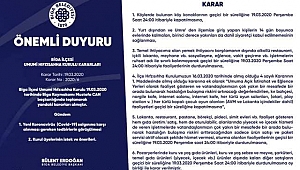 6 YENİ KARAR DAHA…