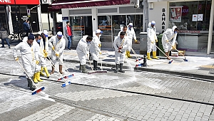 Biga Belediyesi'nden Dezenfekte Seferberliği