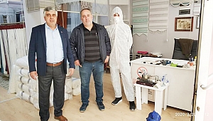 ESNAF VE SANATKARLARIN İŞYERLERİ DEZENFEKTE EDİLDİ