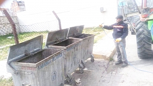 KARABİGA'DA DEZENFEKTE ÇALIŞMALARI DEVAM EDİYOR