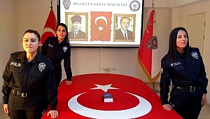 POLİS BAYRAMINDA YEMİN EDEREK GÖREVE BAŞLADILAR