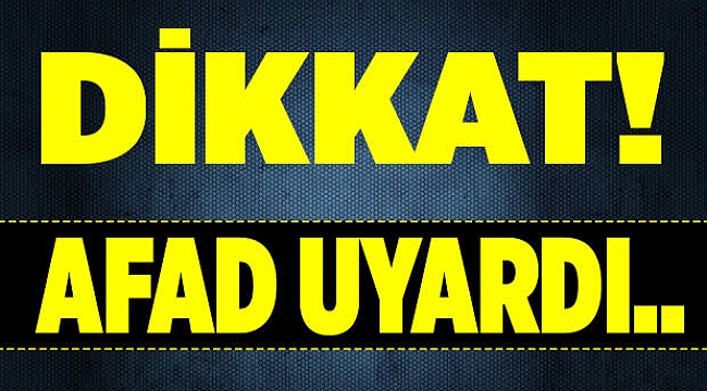 Dikkat Afad Uyardı