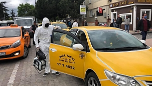 TİCARİ ARAÇLAR TEK TEK DEZENFEKTE EDİLDİ