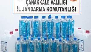 Biga'da sahte alkol operasyonuna 3 gözaltı