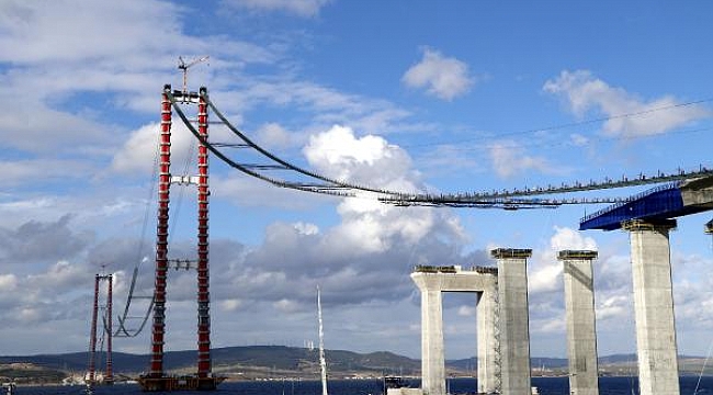 1915 ÇANAKKALE KÖPRÜSÜ KEDİ YOLUNDA SONA YAKLAŞILDI