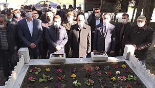 Çanakkale Savaşları kahramanı Bigalı Mehmet Çavuş, kabri başında anıldı