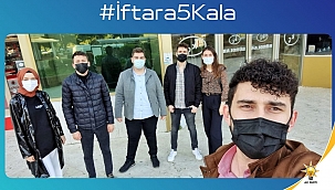 AK PARTİ BİGA GENÇLİK KOLLARI'NDAN İFTARA 5 KALA PROGRAMI