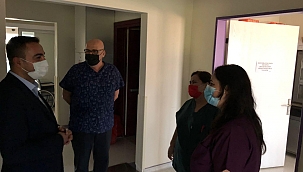 Biga Belediye Başkanı Bülent Erdoğan, 5 Mayıs Dünya Ebeler Günü dolayısıyla ziyaretlerde bulundu.