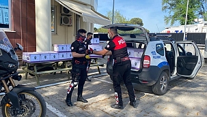 BİGA İLÇE EMNİYET MÜDÜRLÜĞÜ İHTİYAÇ SAHİBİ AİLELERİ RAMAZAN AYINDA DA YALNIZ BIRAKMADI