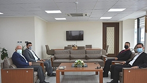 AK PARTİ İLÇE TEŞKİLATINDAN BAŞKAN YILMAZ'A ZİYARET