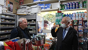 BAŞKAN GÖKHAN BİGALI ESNAFLARI ZİYARET ETTİ