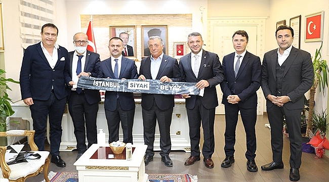 BEŞİKTAŞ JK YÖNETİM KURULUNDAN VALİ AKTAŞ'A ZİYARET