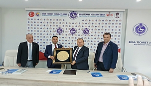 BİGA TSO İLE ÇORLU TSO İŞ BİRLİĞİ PROTOKOLÜ İMZALADI
