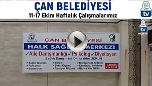 ÇAN BELEDİYESİ HALK SAĞLIĞI MERKEZİ HİZMETİNE DEVAM EDİYOR