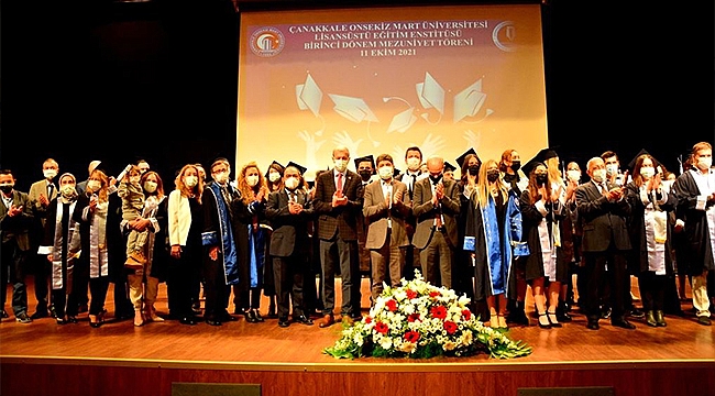 LİSANÜSTÜ EĞİTİM ENSTİTÜSÜ 1. DÖNEM MEZUNİYET TÖRENİ GERÇEKLEŞTİRİLDİ