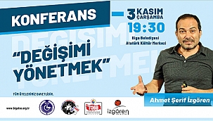 AHMET ŞERİF İZGÖREN BİGA'YA GELİYOR