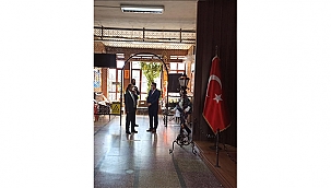 VALİ AKTAŞ'TAN ÇANAKKALE MESLEKİ VE TEKNİK ANADOLU LİSESİNE ZİYARET