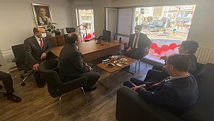 VALİ AKTAŞ, ZİRAAT KATILIM BANKASINA HAYIRLI OLSUN ZİYARETİNDE BULUNDU