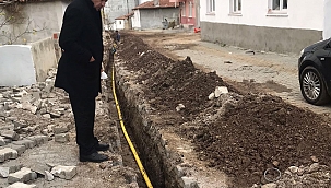 KARABİGA'DA DOĞALGAZ ÇALIŞMALARI DEVAM EDİYOR