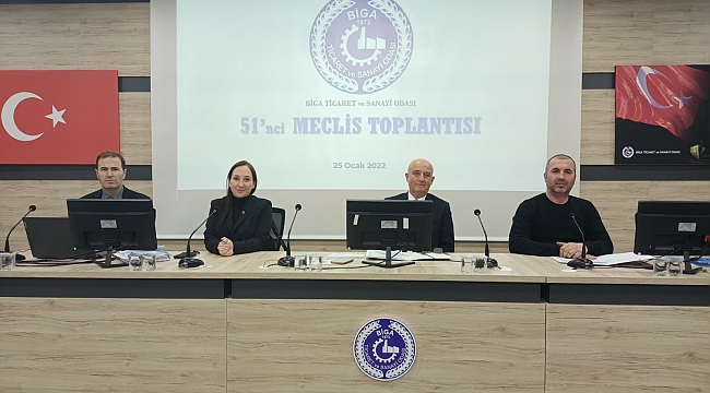 BİGA TSO, 2022 YILININ İLK MECLİS TOPLANTISINI YAPTI