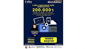 BİGG GARAJ PROGRAMINA BAŞVURULAR BAŞALADI