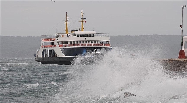 BOZCAADA VE GÖKÇEADA SEFERLERİNE FIRTINA ENGELİ!