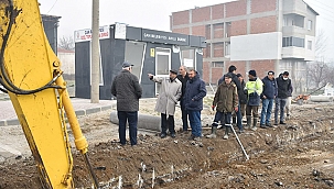 SABAHIN İLK IŞIKLARIYLA İNCELEMELERDE BULUNDU