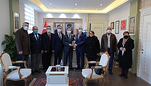 VALİ AKTAŞ'A ZİYARETLER