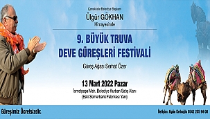9. BÜYÜK TRUVA DEVE GÜREŞLERİ FESTİVALİ BAŞLIYOR