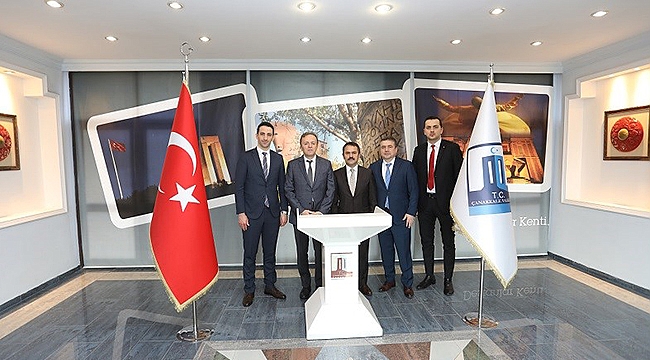 BASIN İLAN KURUMU GENEL MÜDÜRÜ RIDVAN DURAN VALİ AKTAŞ'I ZİYARET ETTİ