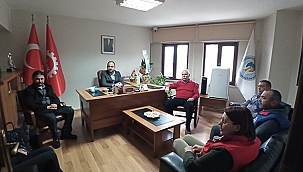 BAŞKAN GÖKHAN'DAN DİSK'E ZİYARET