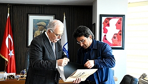 BAŞKAN GÖKHAN KONUKLARINI AĞIRLADI