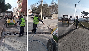 ÇAN BELEDİYESİ'NDEN LARVA TEMİZLİĞİ