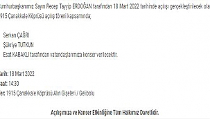 KÖPRÜDE KONSER VERİLECEK