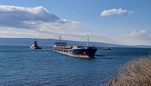 MISIR YÜKLÜ GEMİ KİLİTBAHİR'E OTURDU!