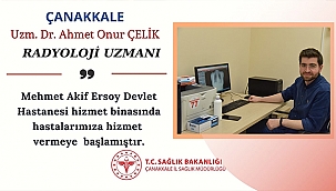 UZMAN DOKTOR GÖREVE BAŞLADI