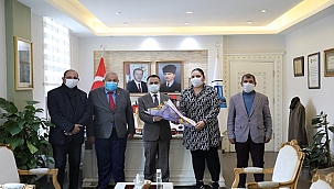 VALİ AKTAŞ'A 14 MART ROMANLAR GÜNÜ ZİYARETİ