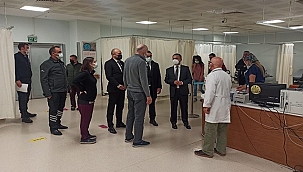 VALİ AKTAŞ'TAN ACİLE TIP BAYRAMI ZİYARETİ