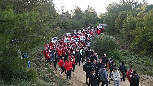 57. ALAY VEFA YÜRÜYÜŞÜNDE ŞEHİTLERİMİZ RAHMET VE MİNNETLE ANILDI