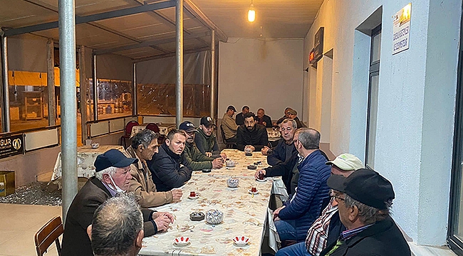 AK PARTİ BİGA İLÇE BAŞKANLIĞINDAN KÖY ÇIKARTMASI