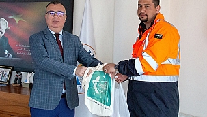 BAŞKAN ARSLAN TEŞEKKÜR EDEREK UĞURLADI