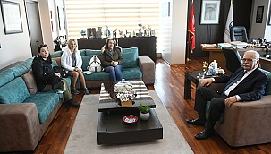 BAŞKAN GÖKHAN KONUKLARINI AĞIRLADI