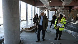 BAŞKAN GÖKHAN TEKNİK İNCELEME GEZİSİNDE