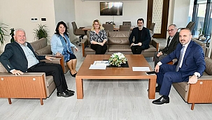 BAŞKAN YILMAZI ZİYARET ETTİLER