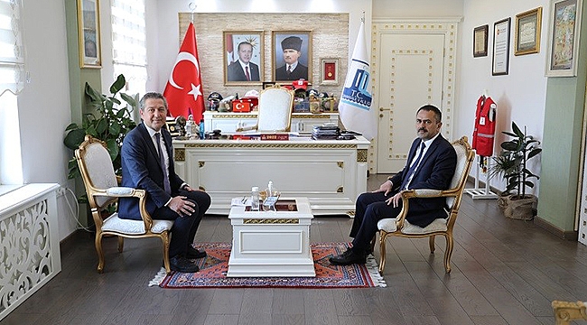 BOZCAADA BELEDİYE BAŞKANINDAN VALİ AKTAŞ'A ZİYARET