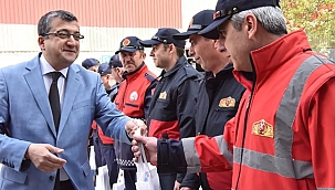 ÇAN BELEDİYESİ'NDE GELENEKSEL BAYRAMLAŞMA 