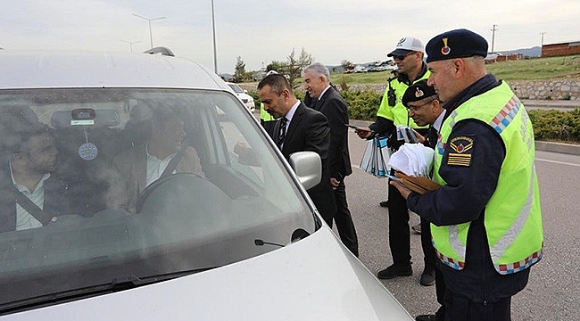 ÇANAKKALE'DE "BAYRAMINIZ KEMERLİ OLSUN" DENETİMİ