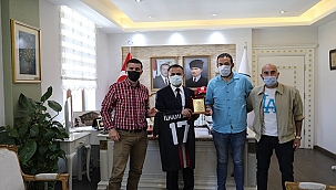ÇANAKKALE GENÇ 1915 SPOR KULÜBÜ'NDEN VALİ AKTAŞ'A ZİYARET
