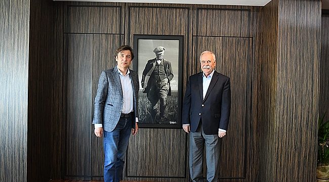 GAZETECİ SİPAHİ'DEN BAŞKAN GÖKHAN'A ZİYARET